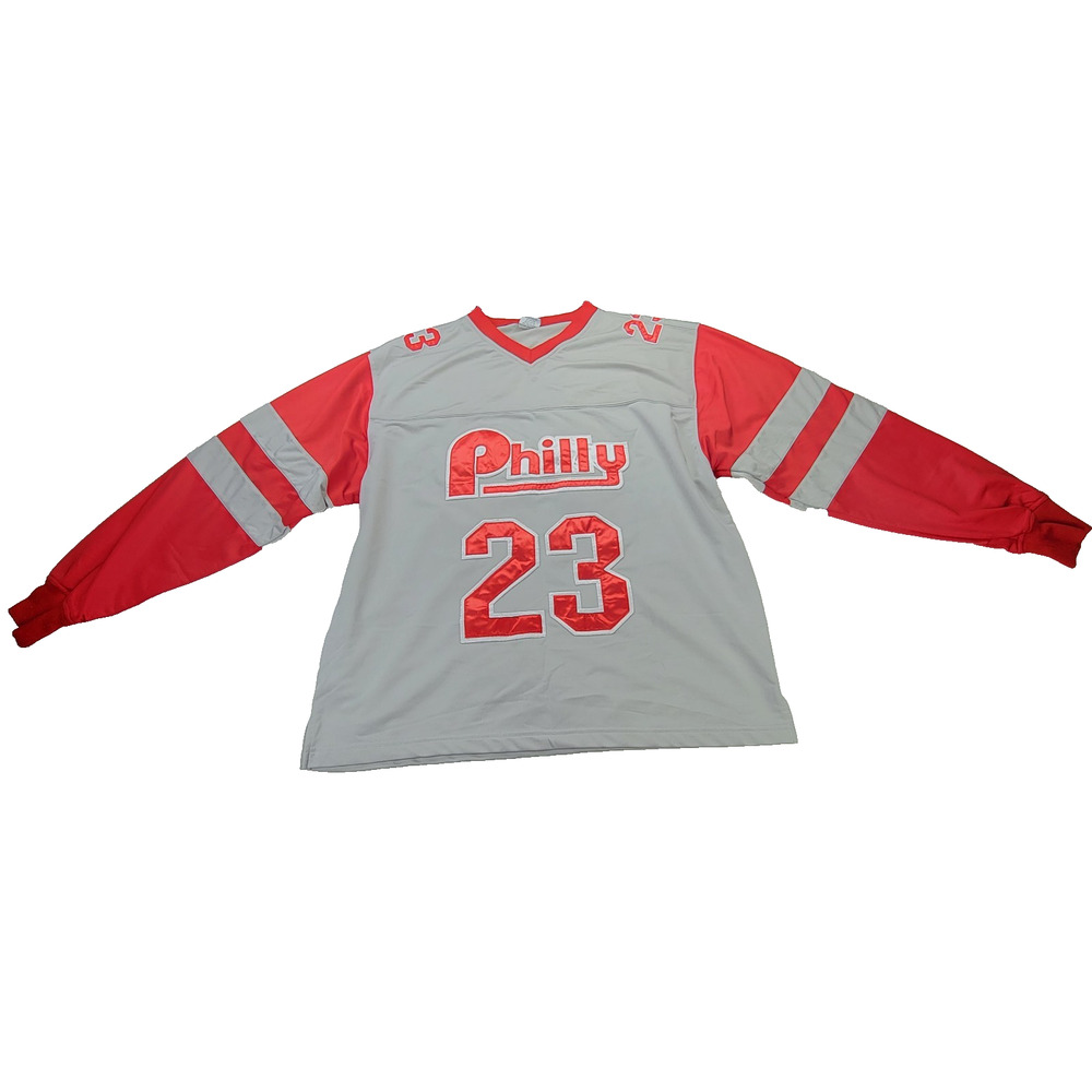 Vtg Vectra Jersey Philadelphia Phillies Mens Sz XL Red Gray Sports Baseball Y2k